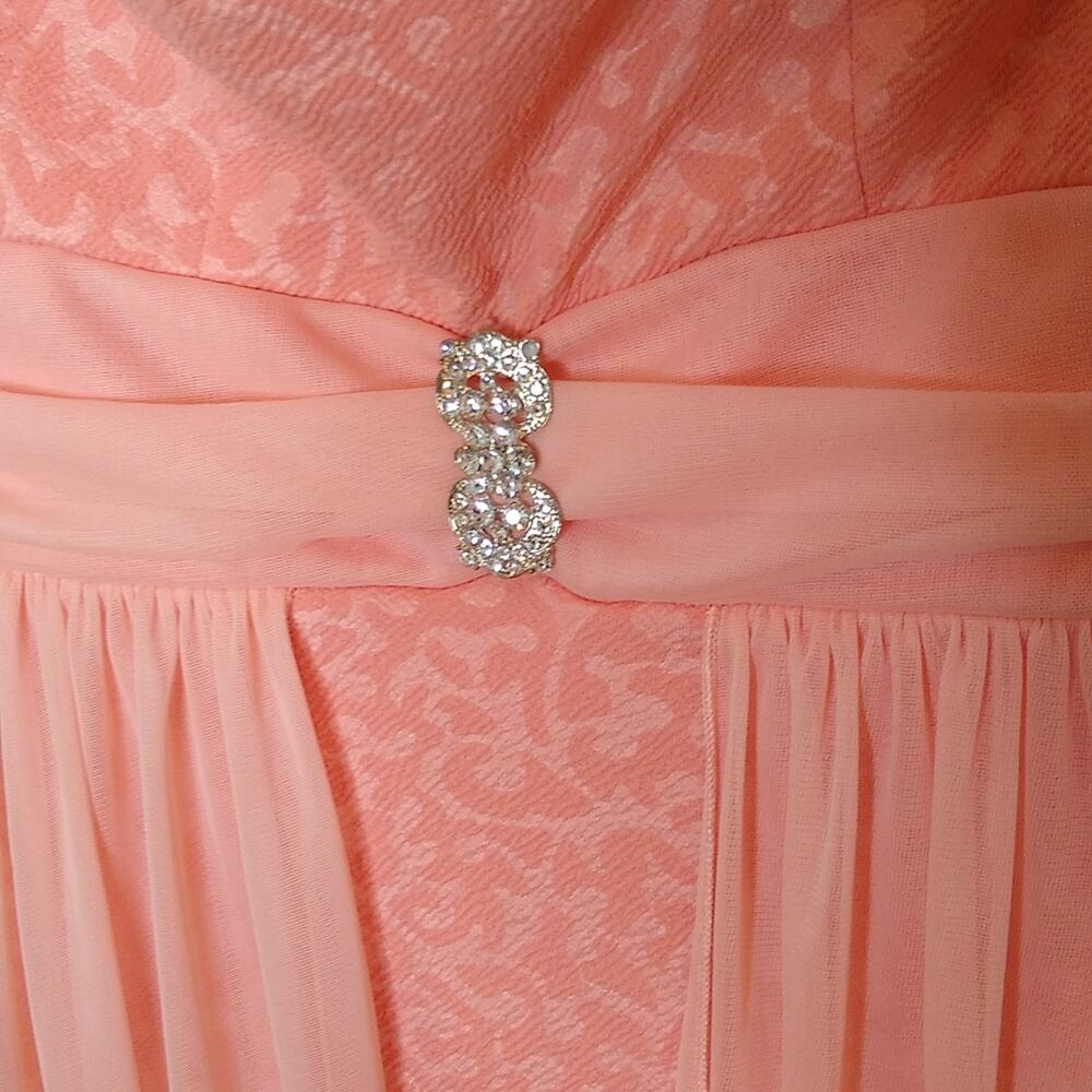 Neon by butux girls size small strapless orange dress. PARTY - Picture 3 of 8